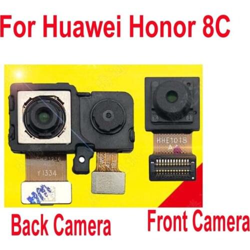 Original Small Facing Front Big Main Back Rear Camera For Huawei Honor 8C / Honor Paly 8C BKK-AL00 BKK-TL00 BKK-AL10 Flex Cable