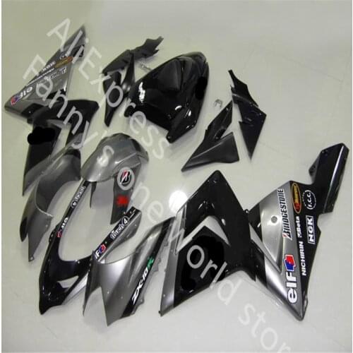 Custom Fairing Kit For KAWASAKI NINJA ZX-10R 04-05 ZX10R ZX 10R 10 R 04 05 2004 2005 2004-2005 gray black Fairing