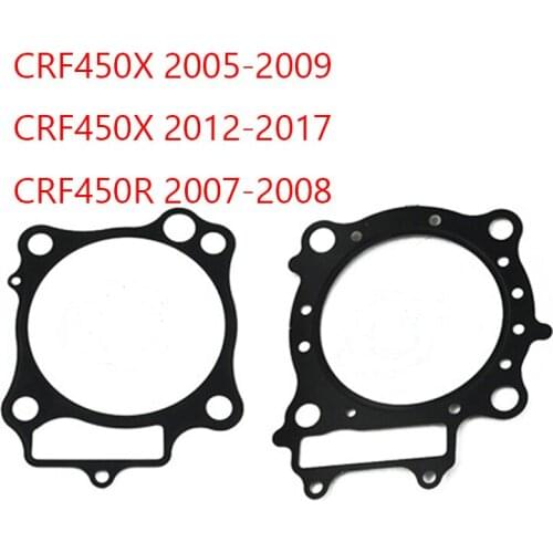 Motorcycle Engine cylinder Head Gasket For Honda CRF450R 2007-2008 CRF450X 2005-2009 CRF450 X 2012-2017 CRF 450X
