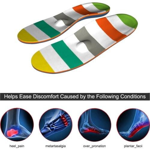 Cuttable High-quality Composite Material Breathable Non-slip High Elastic Arch Insole