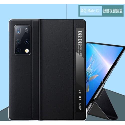 Luxury Leather Flip Case for Huawei Mate X2 Cases All-inclusive Magnetic Shockproof Leather Shell For Huawei Mate X2 5G Cover