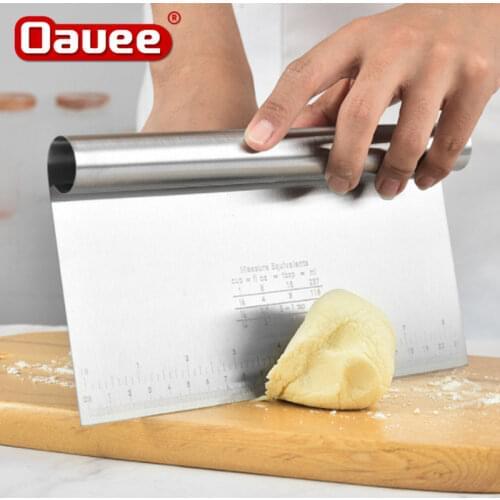 Stainless Steel Cake Scraper Pastry Cutters Baking Cake Cooking Dough Scraper Fondant Spatulas Edge DIY Baking Decorating Tools