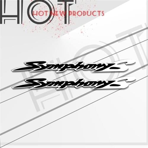 Motorcycle Reflective Stickers Body Helmet Fuel Tank Waterproof Sign Decal for sym symphony s 50 125 150 200 LOGO Sticker