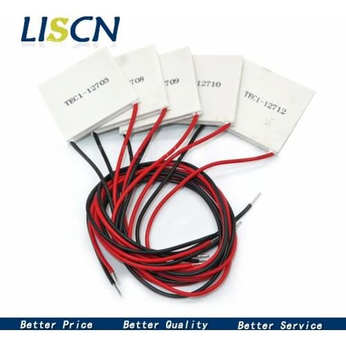 TEC1-12706 12703 12704 12705 12708 12709 12710 12712 12715 Thermoelectric Cooler Peltier 40*40MM 12V Peltier Elemente Module
