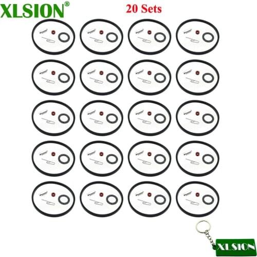 XLSION Carburetor Needle Seat Bowl Gasket Repair Kit For Tecumseh 631021 631021A 631021B V40 V50 V60 VM80 H30 VM100 HMSK OHM120
