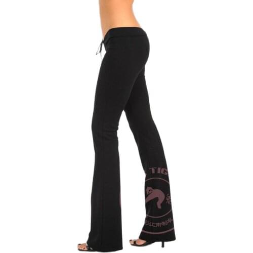 Hot Sexy Low Waist Ruched Drawstring Boot Lift Small Flare Pants Black Push Up Leggings Trousers Women Pantalon Spodnie Clubwear