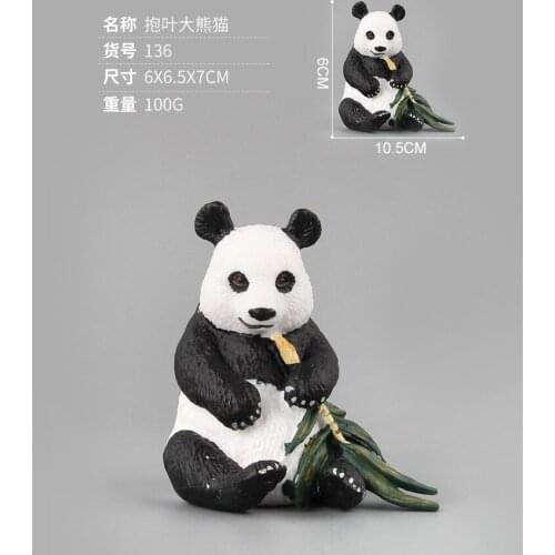 7cm 1pc Lovely Forest Lovely Valuable Panda Model Figures Decorations Children Toys Gifts DIY