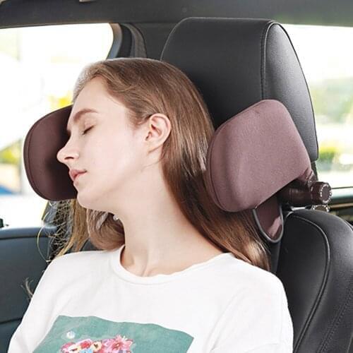 Car Headrest Pillow Sleeping Headrest 360 Degree Adjustable Road Pal Headrest Car Seat Travel Headrests for Kids Adults Elders