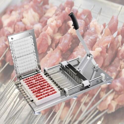 Factory Price Doner Kebab Making Machine Manual Meat Skewers Machine Doner Kebab Wear String Machine