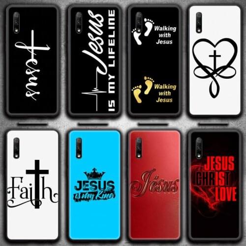 Faith Christian Religious Jesus Phone Case For Huawei Nova 6se 7 7pro 7se honor 7A 8A 7C 9C Play