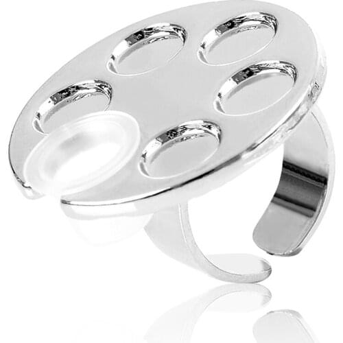 Stainless Steel Color Display Palette Pallet False Nail Art Gel Polish Varnish Color Shelf Practice Board Manicure Tool Cute