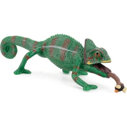 Simulation Amphibian Animals Model Toy Sets Lizard chameleon Plastic Action Figures Educational Toy for Children Toy Figure Gift