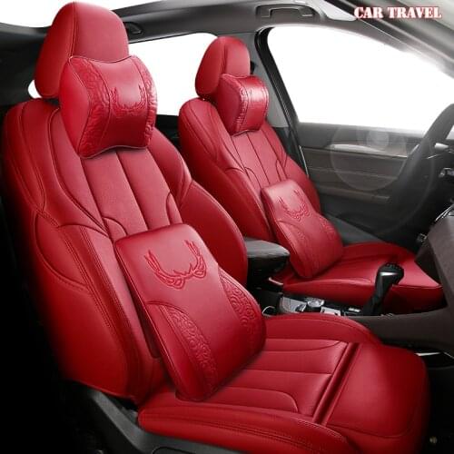 CARTRAVEL Custom Leather car seat cover For Ford Everest Territory Explorer Mustang Ranger Automobiles Seat Covers car seats