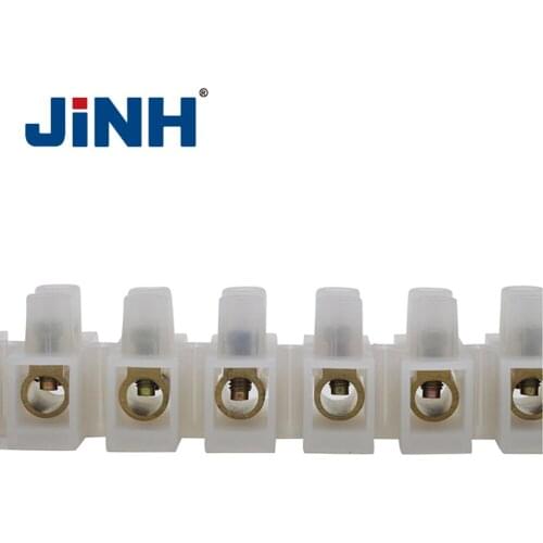 Hot Selling Plastic Terminal Wire Connector 20A/14MM Dual Row 12 Positions Screw Terminal Block Cable Connector