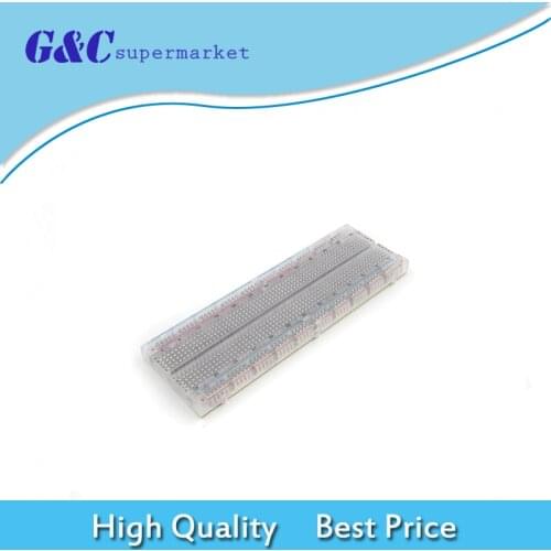 MB102 Prototype Breadboard For DIY KIT MB-102 Protoboard PCB Board BreadBoard 16.5X5.5CM 830Holes Solderless Universal Prototype
