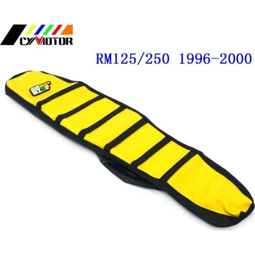 Motorcycle Leather Gripper Soft Seat Cover For SUZUKI DRZ400 RM85 RM125 RM250 RMZ250 RMZ450 DRZ 400 RM 85 125 250 RMZ 450