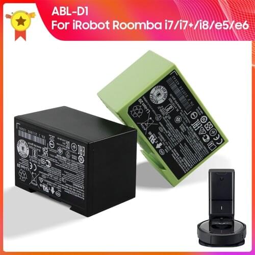 Genuine Replacement Battery ABL-D1 For iRobot Roomba i7 i7+ i8 e5 e6 e6198 7550 i7158 i4 e515020 e5154 1800mAh Original Battery