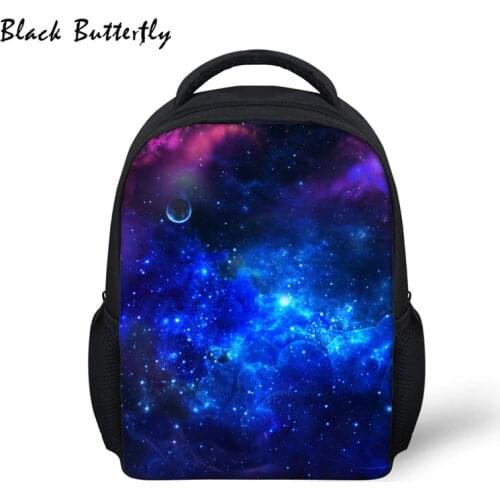 2020 Backpack Kids School Student- Bags Children Book Bag Bags Blue Starry Sky Pattern Kindergarten Bag Nursery Bag 3-8 Years