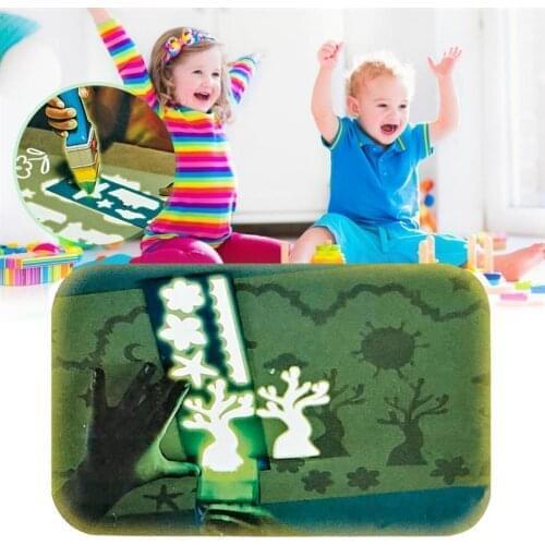 Light Drawing Pad Portable Glow Painting Board Fluorescent Writing Tablet Developing Drawing Educational and Learning Toy