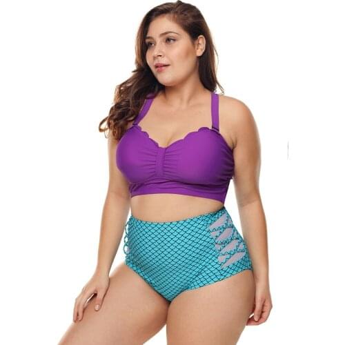 2021 summer women swimsuit Sexy two Pieces Bikini New Push Up Bikini Set Beachwear scale pringting big size breathe swim Suit