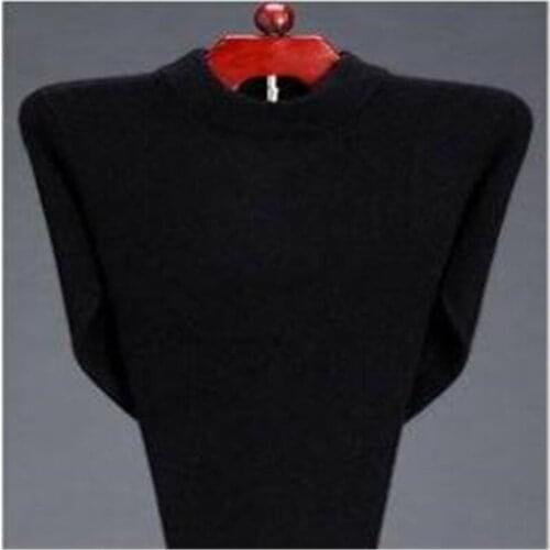 Winter sweater Men half High Neck Sweater Thickened Round neck Soft And Warm Sweater Pullover Men Long Sleeve Slim Fit