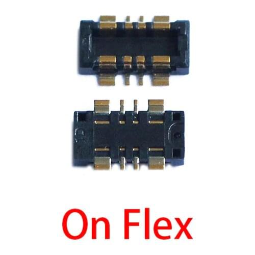 10PCS Battery FPC Connector Port On Logic Board Plug Clip Holder On Flex For Samsung Galaxy A12 A125F DS Note7 N930 N930F N935