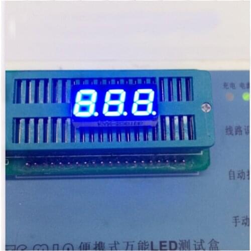 100pc Common anode/Common cathode 0.28 inch digital tube 3 bit digital tube 0.28inches best digital tube Blue