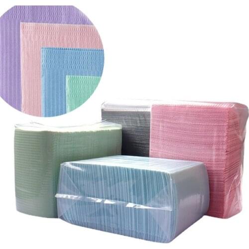 125 Pcs/Lots Disposable Clean Pads For Nails Art Nail Table Mat Manicure Tool Accessories Care Polish Waterproof Tablecloths