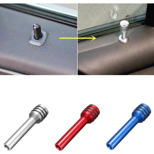 2Pcs 49mm Car Vehicle Universal Interior Door Lock Pin Aluminum Alloy Pull Pin Knobs Auto Replacement Parts