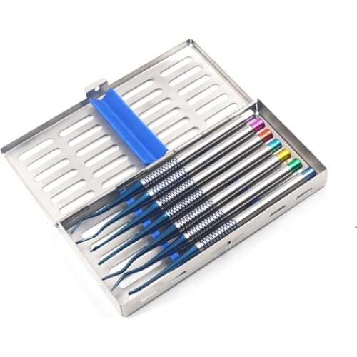 7pc/set Dental minimally invasive extraction gingival minimally invasive extraction knife oral implant device