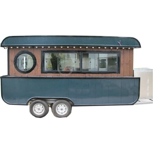 4M length catering trailer fast food vending truck hot dog cart van