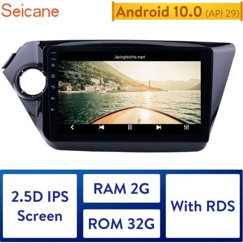 Seicane 9 inch 2din HD Quad-Core Android 10.0 Car Radio GPS Navigation Multimedia Player For 2011 2012 2013 2014 2015 KIA K2 RIO