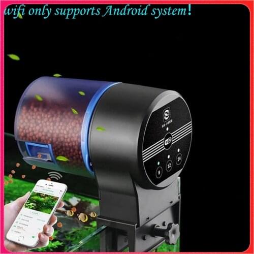 SUNSUN Automatic Fish Feeder Aquarium Tank WIFI Timer Feeders Moisture-Proof Electric Auto Food Dispenser Mobile App Control
