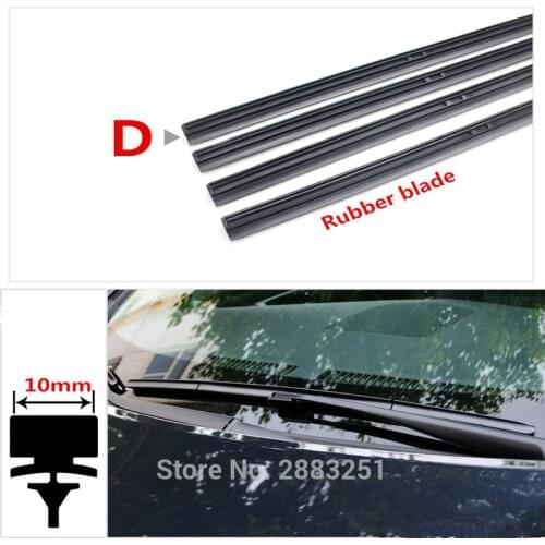 Free shipping universal Car Windshield Wiper Blade Rubber strip for infiniti fx35 q50 q37 q35 fx q70 qx30 car Wiper accessories