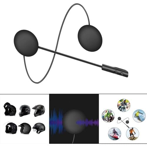 Motorcycle Helmet Bluetooth Headset Sports Intercom Headphone Noise Reduction for Riding Outdoor Sports