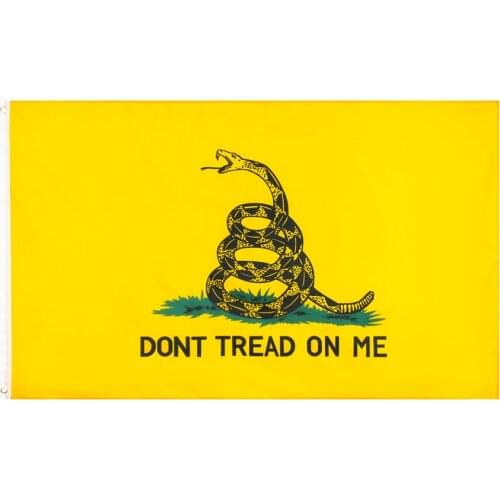 3 Size 4x6fts 3x5Fts 2x3Fts Huge Giant Gadsden Flag Of Dont Tread On Me