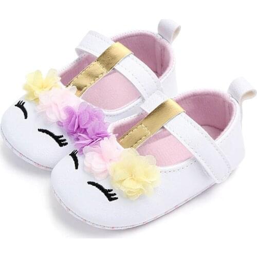 Cute Baby Shoes Animal Flower Newborn Toddler First Walkers Soft Sole Non Slip Spring Autumn Infant Baby Girl Shoes