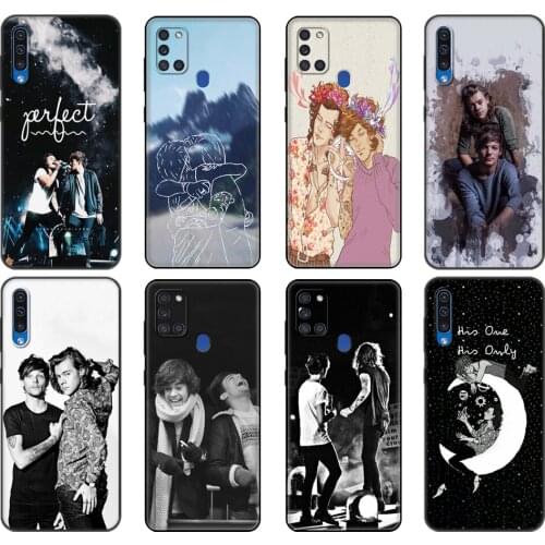 Black tpu Case For Samsung Galaxy A50 50S A30S A10 A01 A11 A21S A31 A41 A51 A71 M21 M30S S10 LITE Cover Larry Stylinson