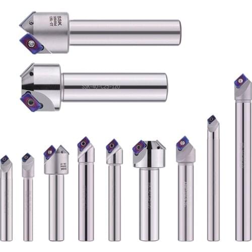 CNC SSK 45 Discarding Chamfering Cutting SSK45 C20-20-200L For CNC Milling Inserts APMT1135 APMT1604 Lathe Machine Engraving
