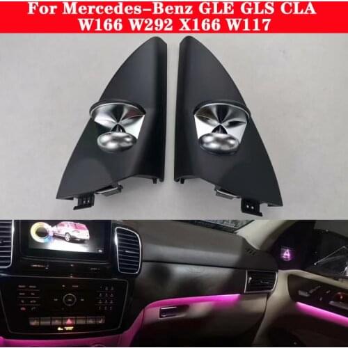 For Mercedes-Benz GLE GLS CLA W166 W292 X166 W117 Car Ambient neon BO Tweeter Light decorative 3/12 Colors Ambient Light lamp