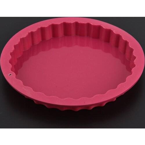Round Silicone 22.2CM Cake Baking Tray High Temperature Baking Tools Bread Mold Easy To Release Without Staining