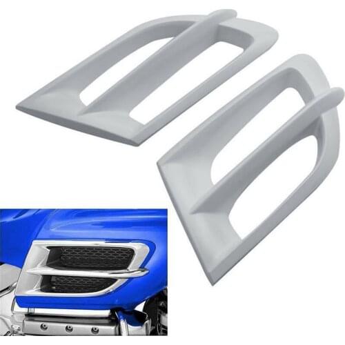 Motorcycle Unpainted Left Right Fairing Accent Grilles For Honda Goldwing GL1800 2001-2011 02 03 04 05 06 07 08 09 10