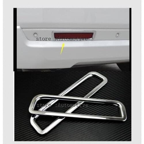 2006 2007 2008- 2013 2014 2015 For Land Rover Freelander LR2 Chrome Rear Bumper Fog Light Cover Trim Molding Garnish Styling