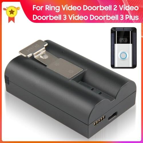Original Replacement Battery V4 for Ring Video Doorbell 2 Video Doorbell 3 Video Doorbell 3 Plus J743 6040mAh with Tools