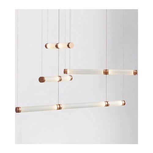 Post Modern LED Chandelier Lighting For Dinning Room Luxury Designer Chandelier For Bar Colorful Glass Hanging Lights Indoor