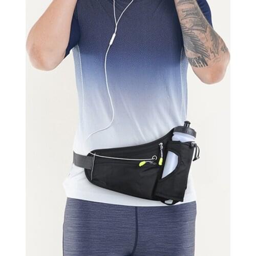 Women Men Running Waist Bags Jogging Cycling Sports Runner Belt Bag Water Bottle Holder Unisex Waist Pack 6 Colors