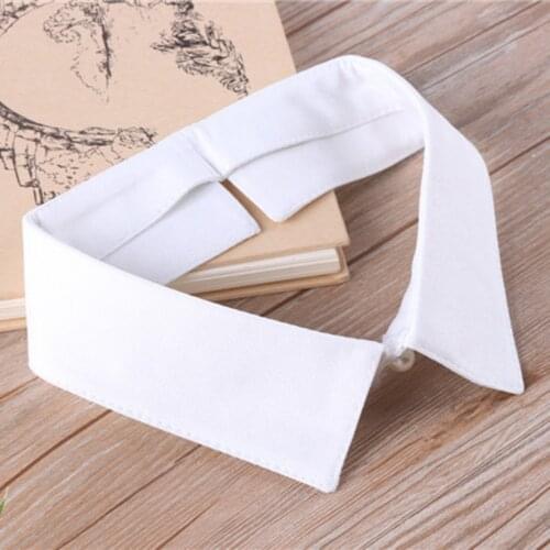 Detachable Collar False Collar Lapel Blouse Top Women/Men Classic Classic Black/White Collar Shirt Fake Collar Tie Vintage