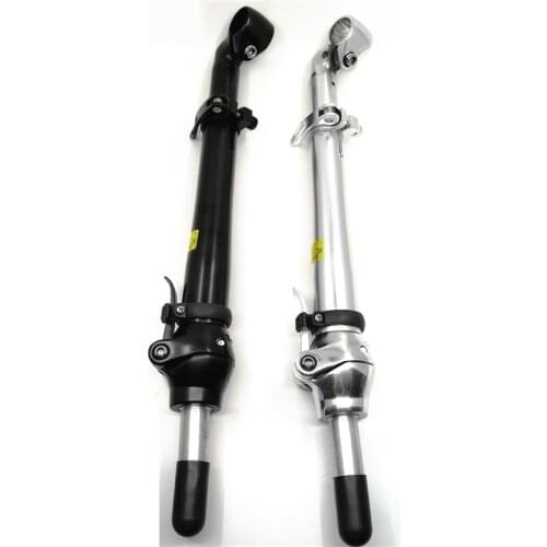 Bicycle Folding Stem 25.4mm Handlebar 25.4/22.2mm Fork Bilateral Adjustment Double Section Stem Folding Bike Electric Bicycle