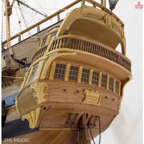 USS Bonhomme Richard Cherry Version With Mast Model Ship Kit