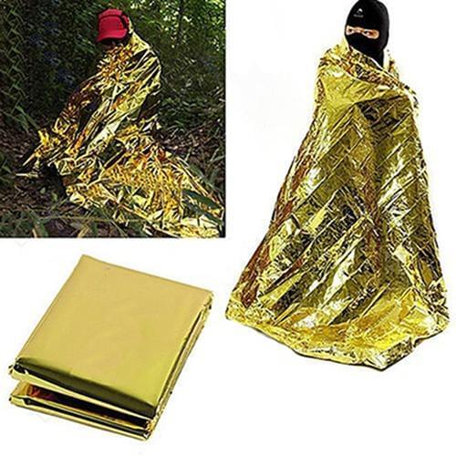 Waterproof First Aid Emergency Thermal Keep Warm Outdoor Survival Space Blanket Outdoor Picnic Tools